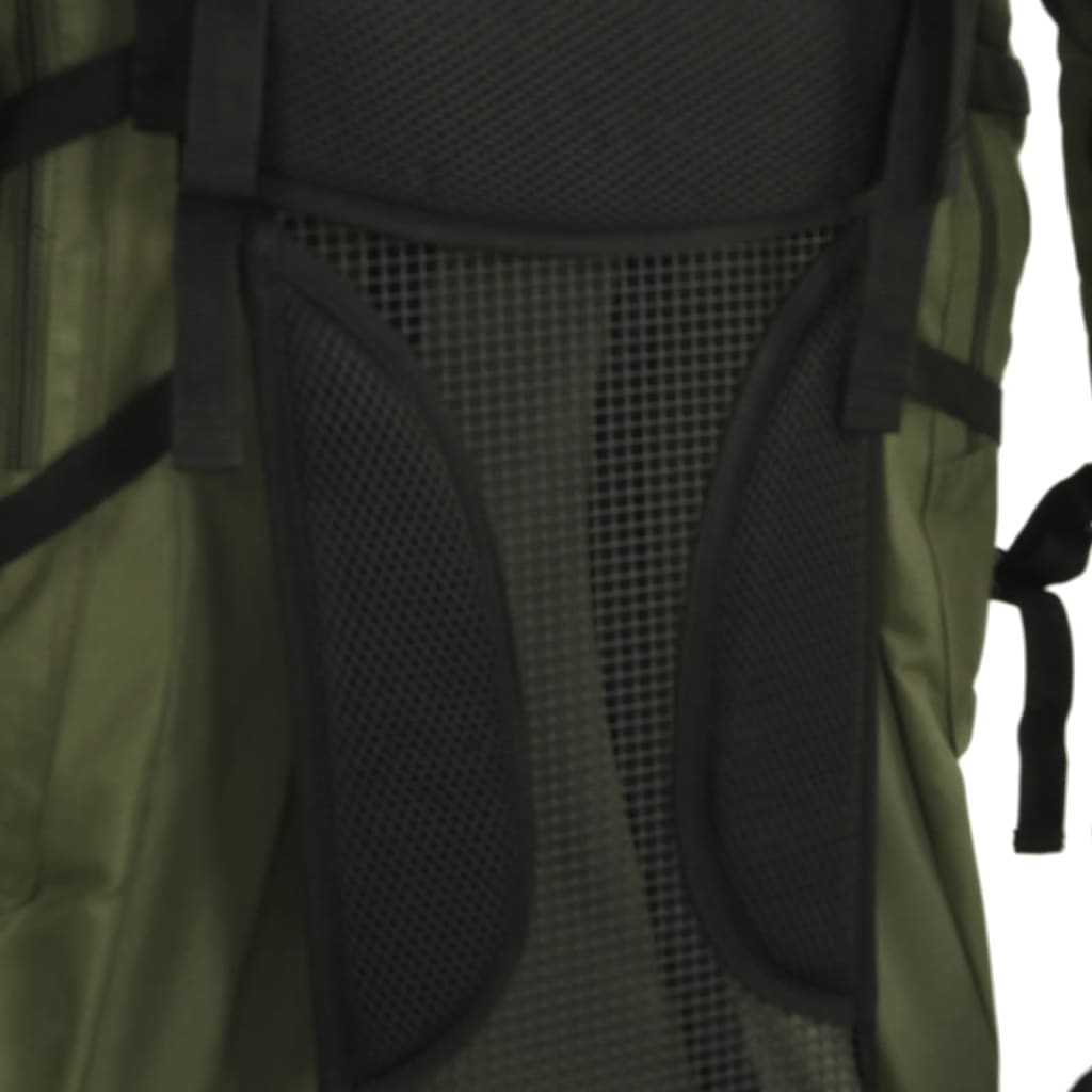 hiking backpack, army green, 80 l, Oxford fabric