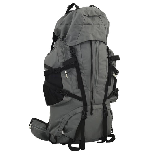 hiking backpack, grey, 100 l, Oxford fabric