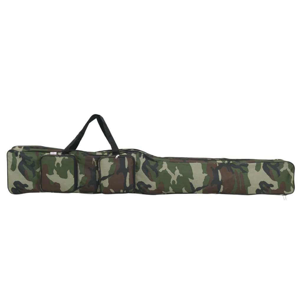 rod bag, green camouflage, 150 cm, Oxford fabric