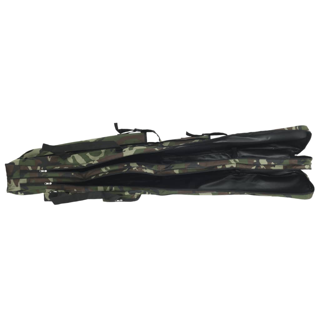 rod bag, green camouflage, 150 cm, Oxford fabric