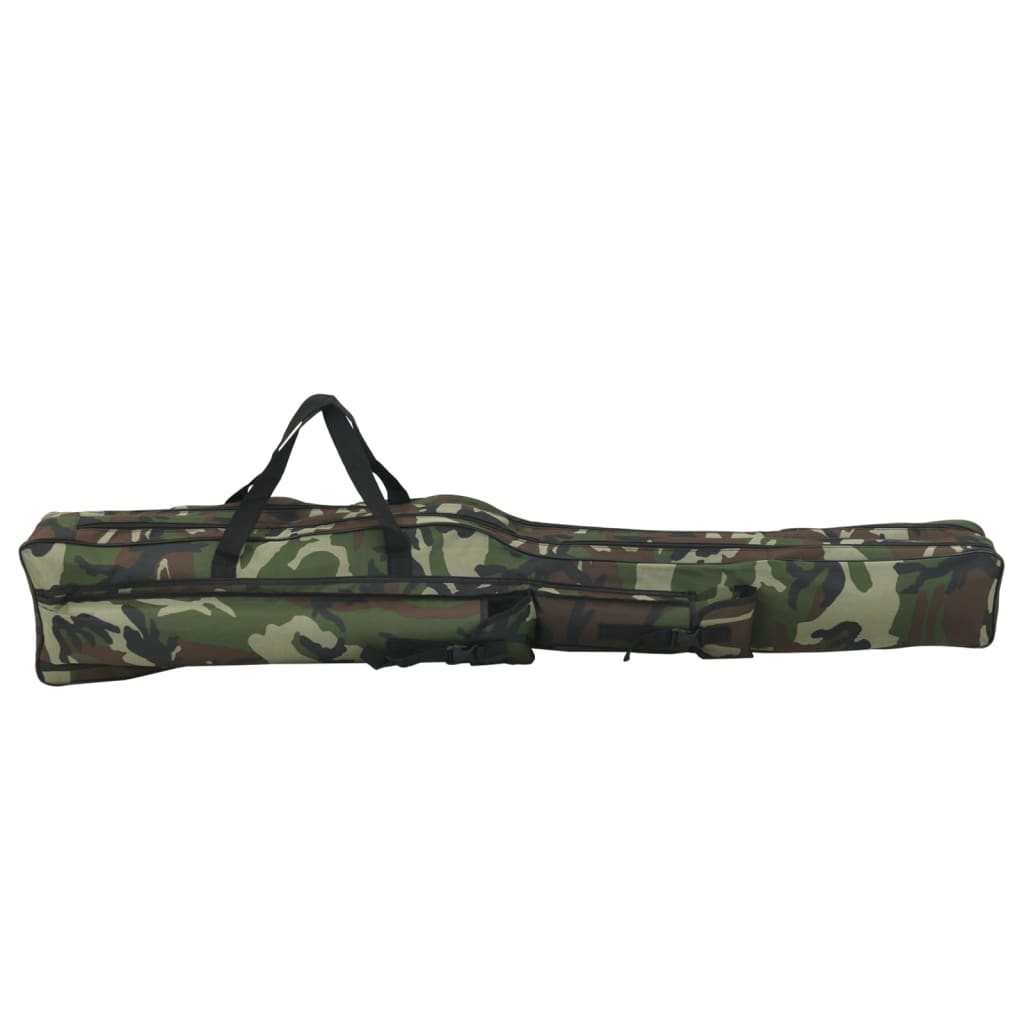 rod bag, green camouflage, 150 cm, Oxford fabric