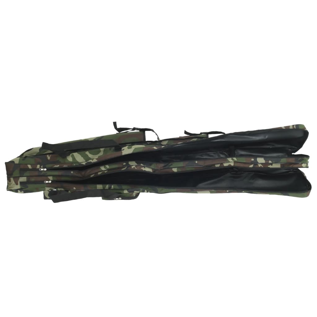 rod bag, green camouflage, 160 cm, Oxford fabric