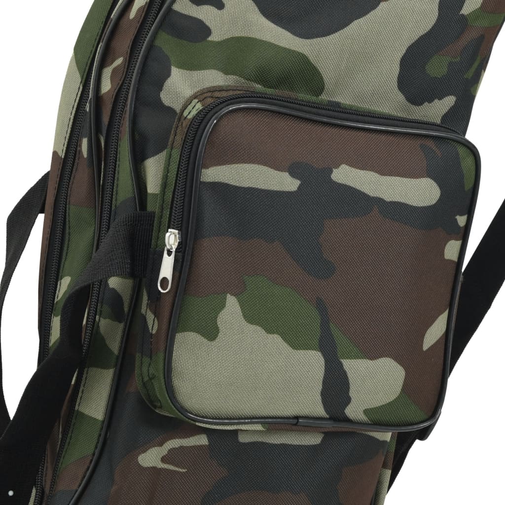 rod bag, green camouflage, 160 cm, Oxford fabric