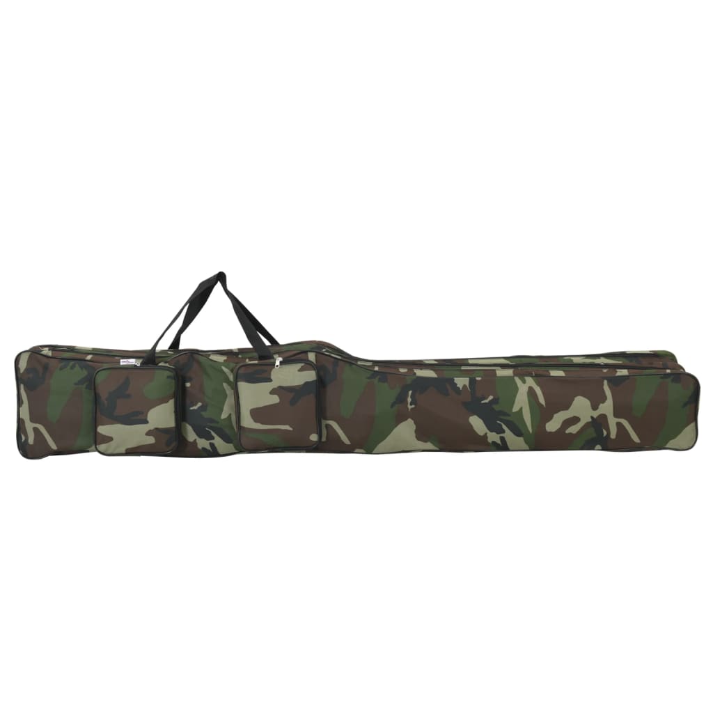 rod bag, green camouflage, 160 cm, Oxford fabric