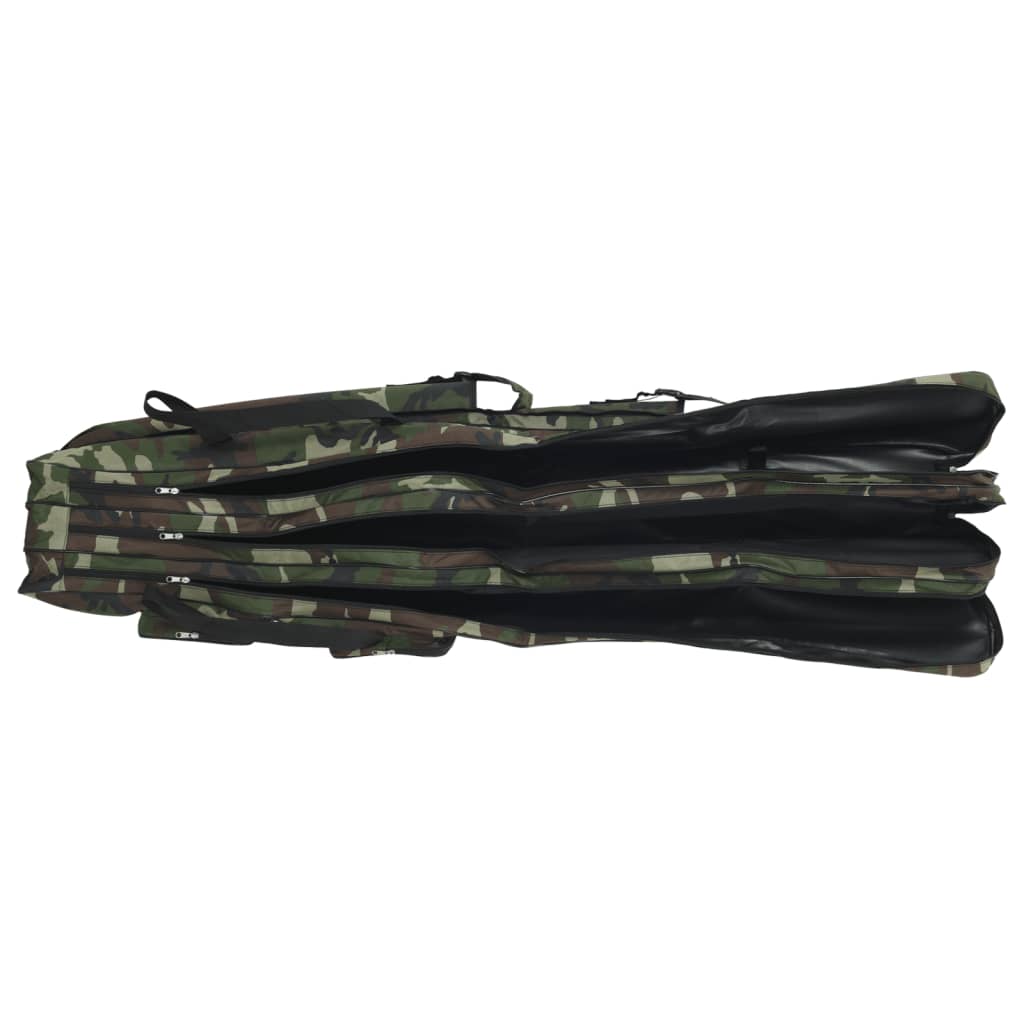 rod bag, green camouflage, 160 cm, Oxford fabric