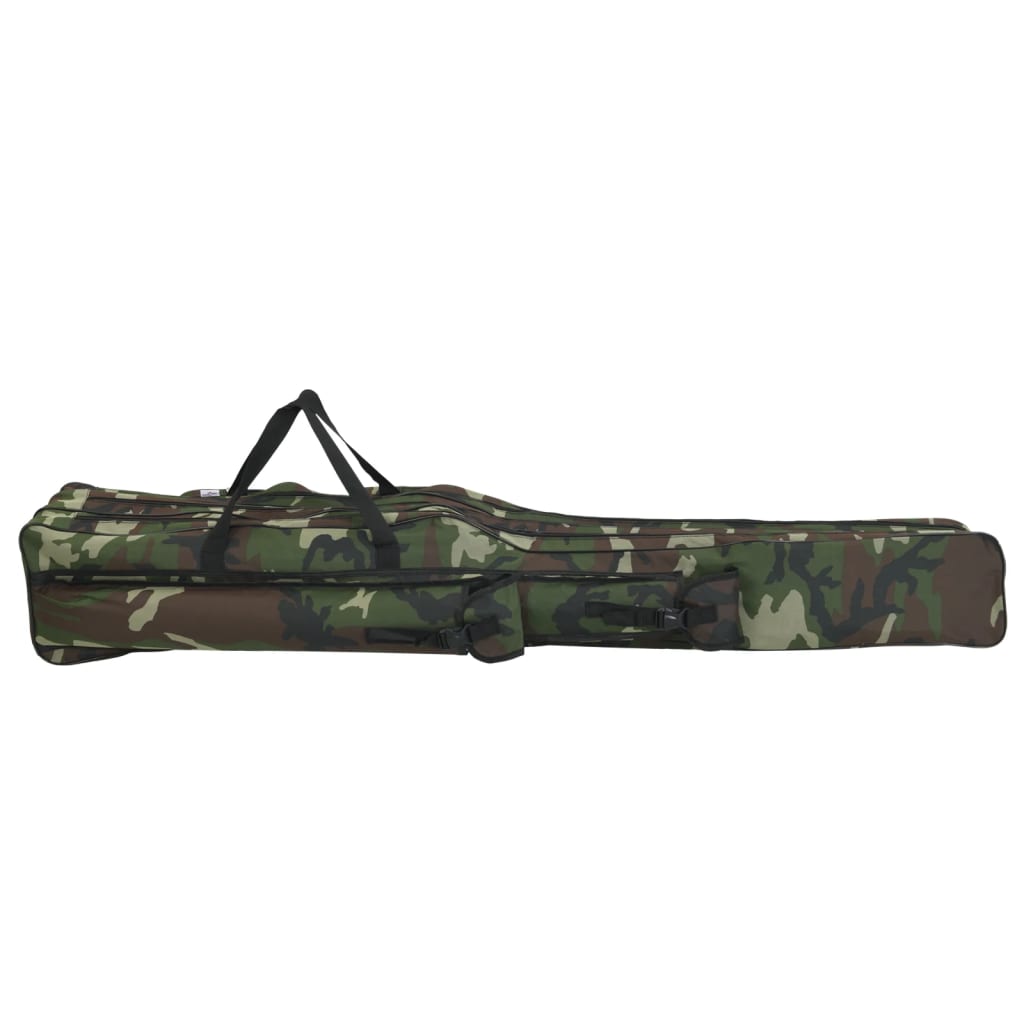 rod bag, green camouflage, 160 cm, Oxford fabric