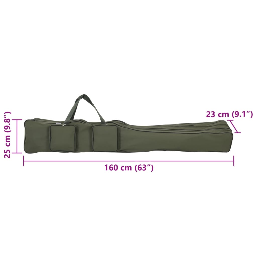 fishing bag dark green 160 cm Oxford fabric