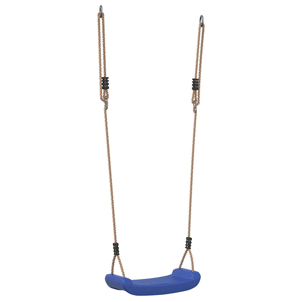 children's swing, with adjustable rope, blue