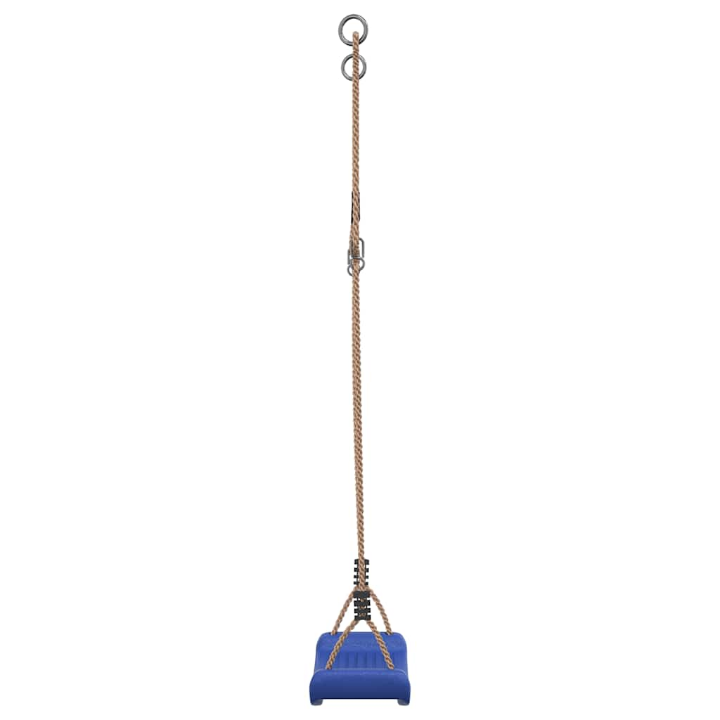 children's swing, with adjustable rope, blue