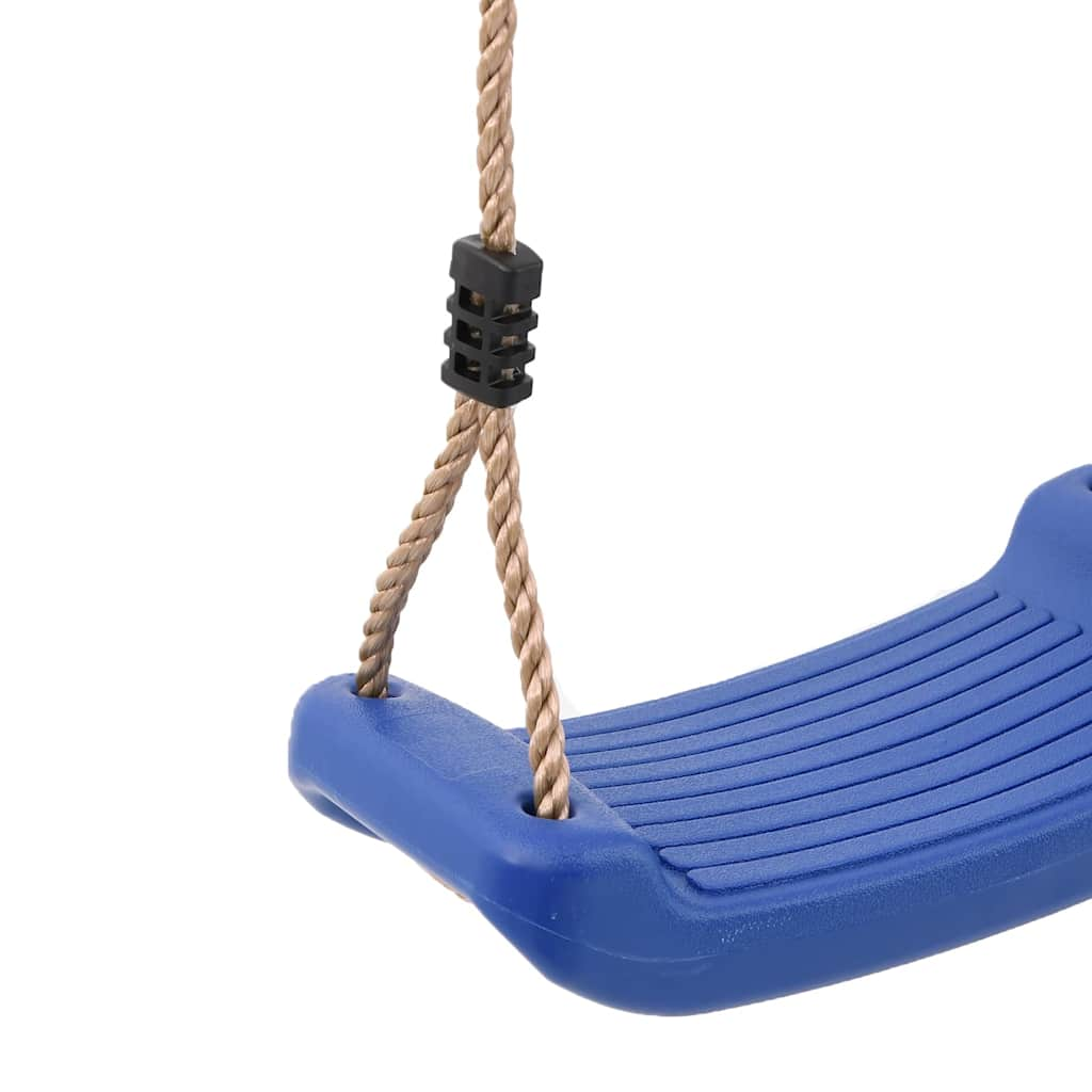 children's swing, with adjustable rope, blue