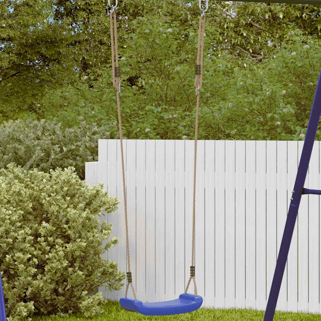 children's swing, with adjustable rope, blue