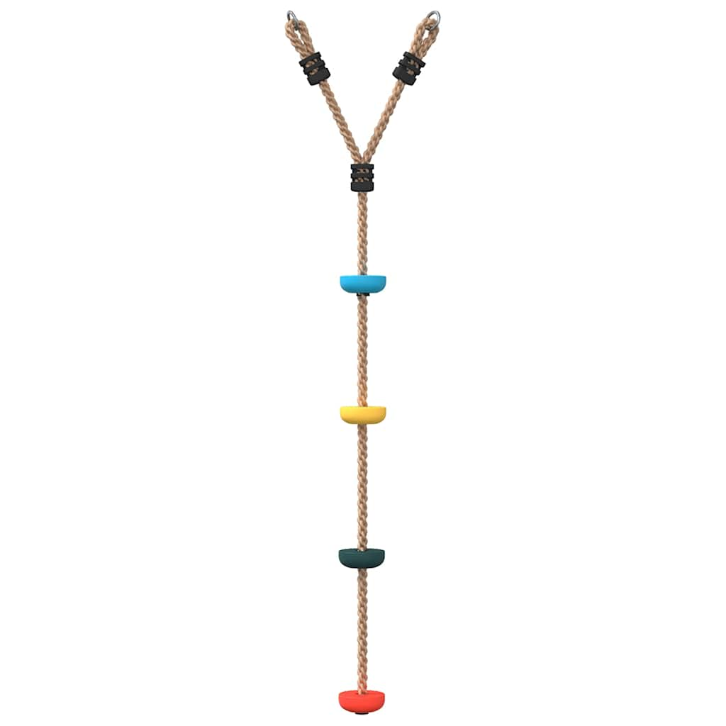 Climbing rope for children, 4 steps, multi-colored