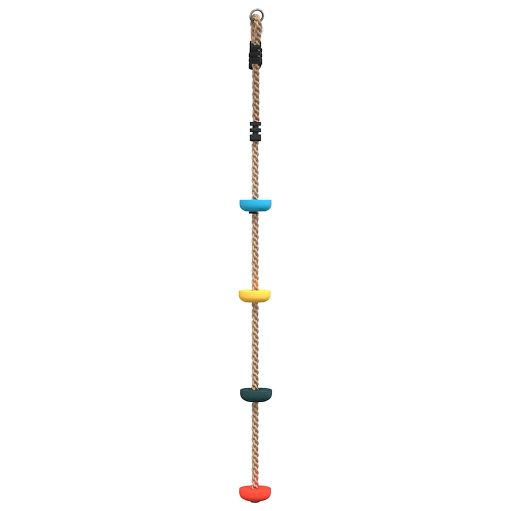 Climbing rope for children, 4 steps, multi-colored