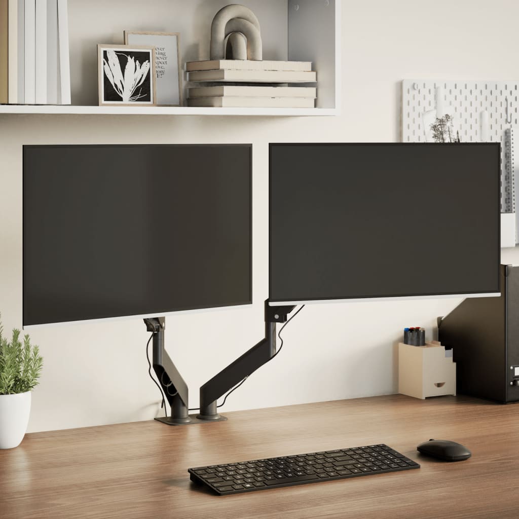 dual monitor support max 27'' screen on gas spring 20 kg