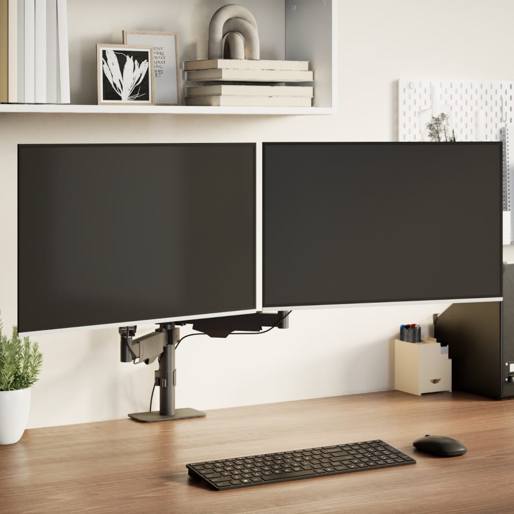 dual monitor support max 27'' screen on gas spring 20 kg