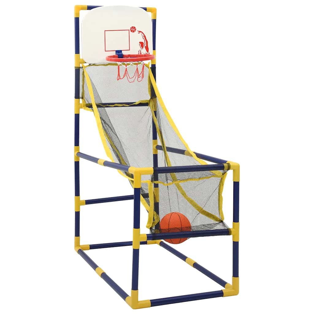 Аркадный баскетбольный игровой набор с мячом и насосом 45x86x127 см