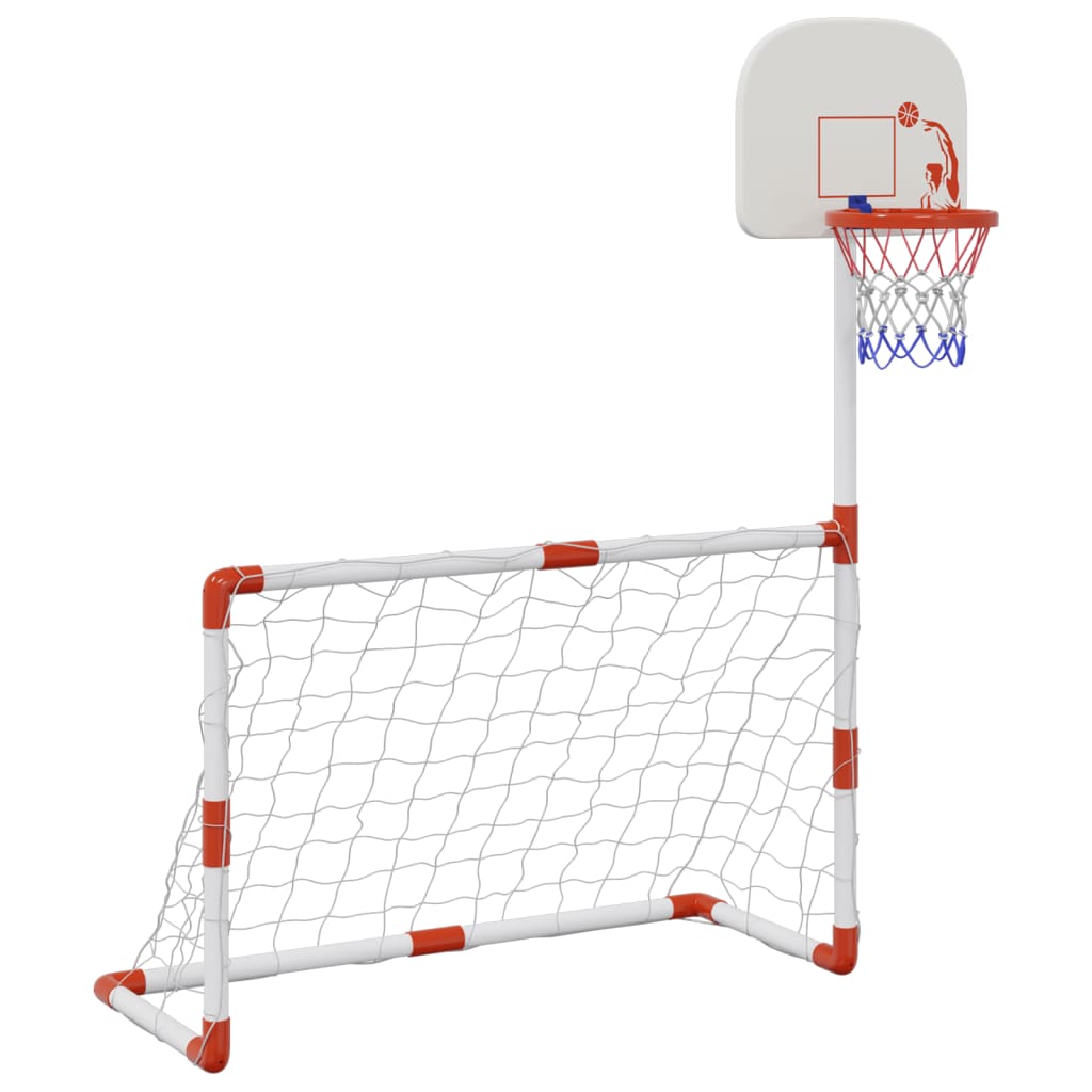 children's football and basketball set with balls 98x50x70 cm