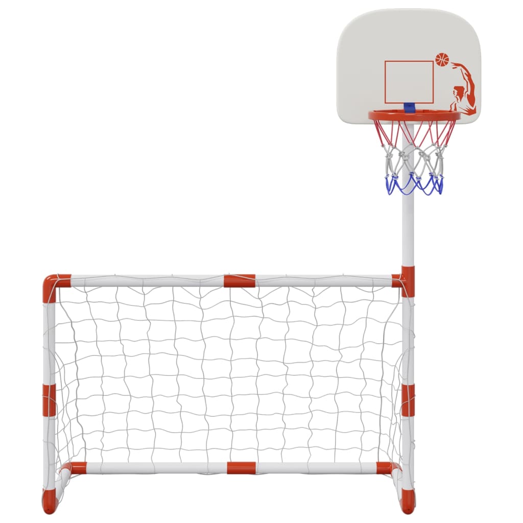 children's football and basketball set with balls 98x50x70 cm