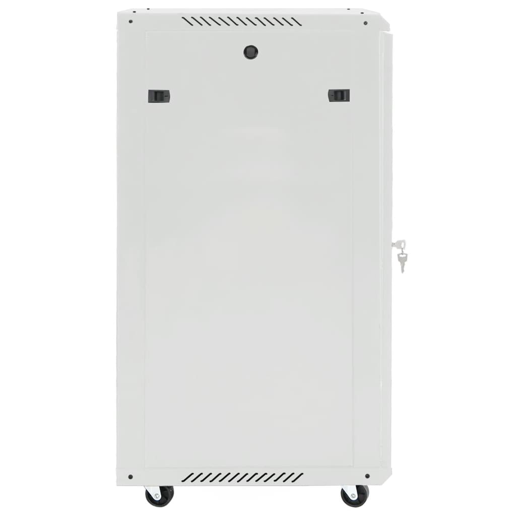 15U server cabinet, 19" IP20, grey, 53 x 40 x 80 cm