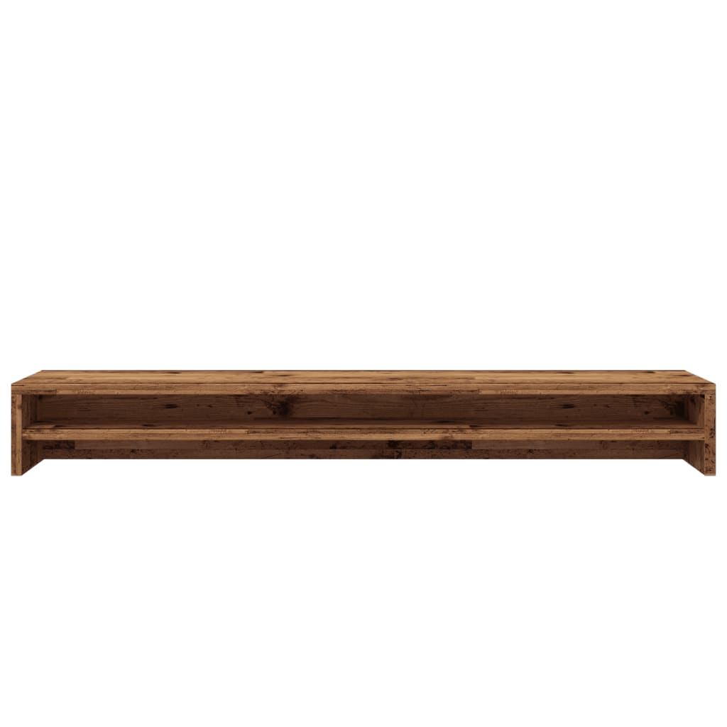 monitor stand, old wood, 100 x 24 x 13 cm, artificial wood