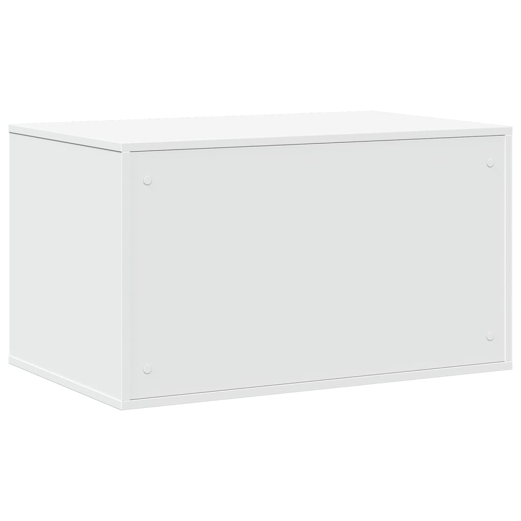 cat litter box body, white, 80x50x45 cm, artificial wood