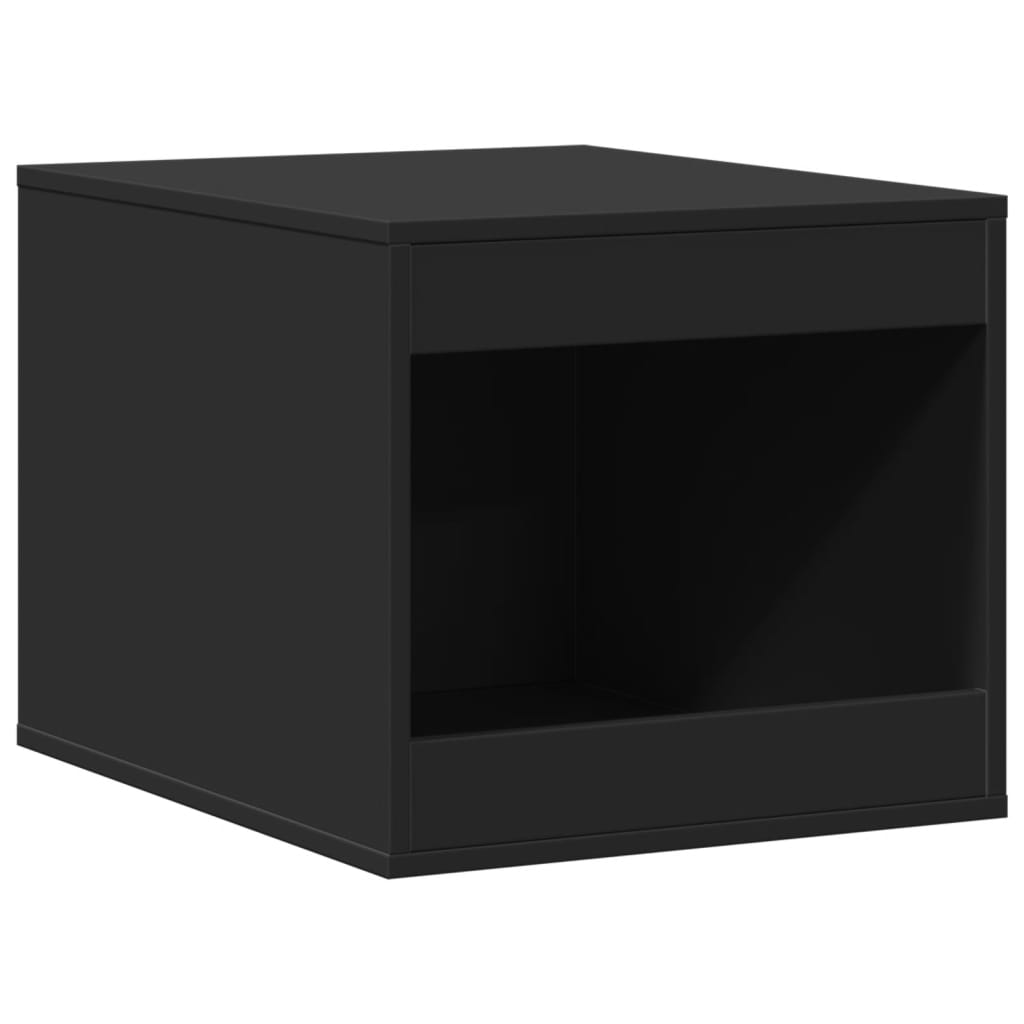 cat litter box body, black, 47x59x42 cm, artificial wood