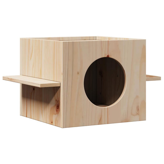 Cat house 51x35x30 cm Solid pine