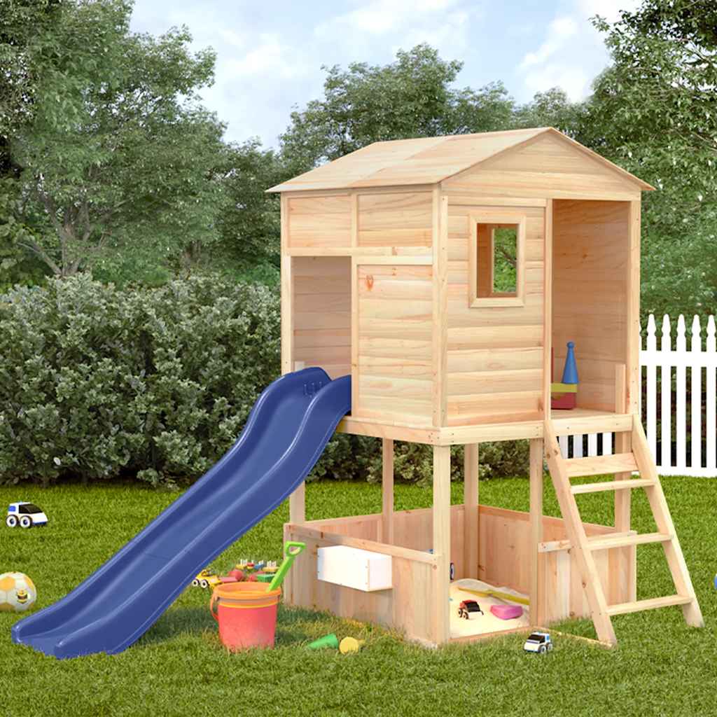 outdoor playground, wooden toys